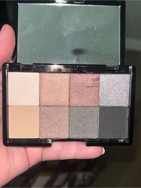 New Makeover Essentials 8
Eyeshadows With Brushes And Hot Pink Lipgloss